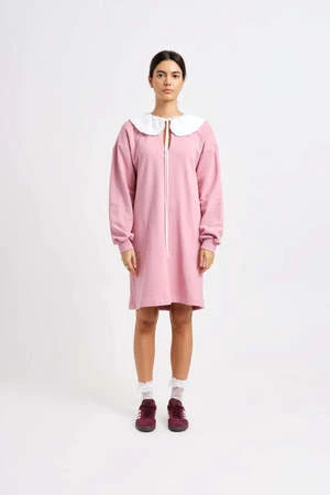Eliza FaulknerDarcy Sweater Dress - Pink - Image 7