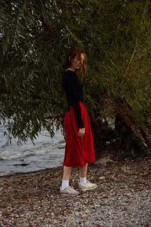 Eliza FaulknerJoan Dress - Black/Red - Image 5