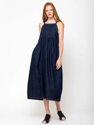 Rachel ComeyFresco Dress - Dark Indigo Denim