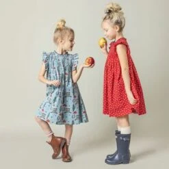 Pink ChickenKids Pink Chicken GIRLS STEVIE DRESS - TINY RODEO