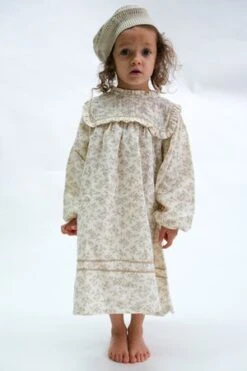 Bebe OrganicKids Bebe Organic Gabriella Dress - Natural Flowers