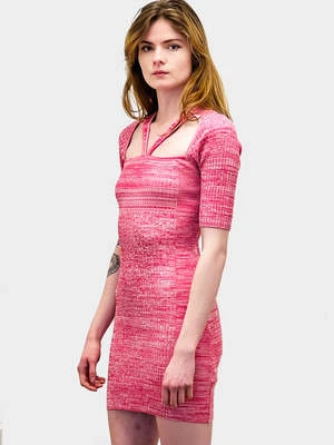 GanniMelange Cut Out Mini Dress - Love Potion - Image 2