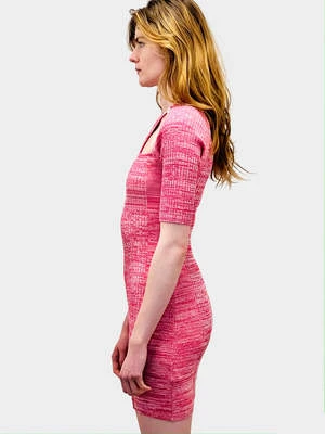 GanniMelange Cut Out Mini Dress - Love Potion - Image 3