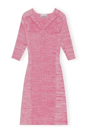 GanniMelange Cut Out Mini Dress - Love Potion - Image 5