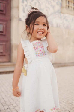 Louise MishaKids Louise Misha Huguette Dress - White