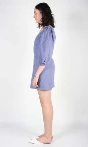 Birds Of North AmericaHummingbird Dress - Periwinkle - Image 4