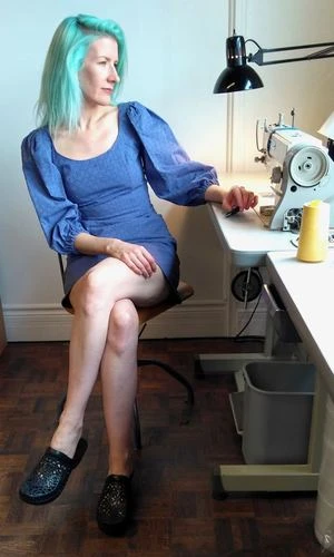 Birds Of North AmericaHummingbird Dress - Periwinkle - Image 6