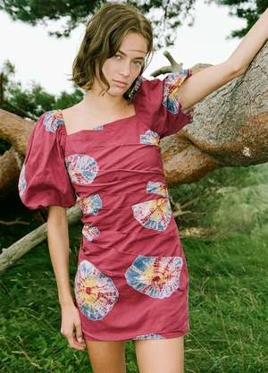 Sea New YorkIourdes Dress - Red - Image 2