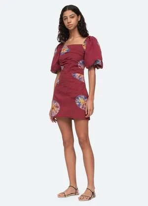 Sea New YorkIourdes Dress - Red - Image 5