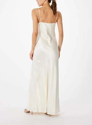 Sophie RueElla Satin Slip Dress - Ivory - Image 4