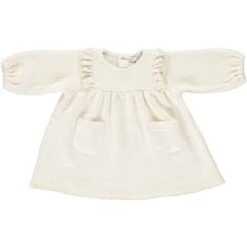 Bebe OrganicKids Bebe Organic Kai Dress - Buttermilk