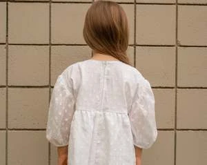 Devon's DrawerKids Devon's Drawer Angelica Dress - White - Image 5