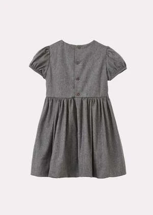 CaramelKids Caramel Bogda Dress - Charcoal Melange - Image 2