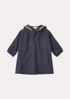 CaramelKids Caramel LAILA BABY DRESS - DARK NAVY