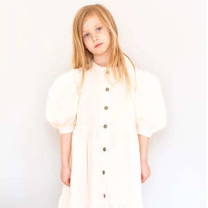 Little Creative FactoryKids Little Creative Factory Child Goth Dress - Cream