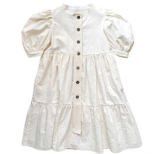 Little Creative FactoryKids Little Creative Factory Child Goth Dress - Cream - Image 3