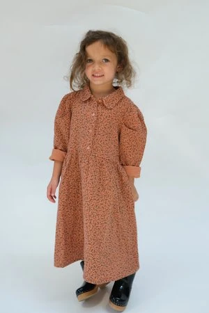 My Little CozmoKids My Little Cozmo Organic Gauze Dress - Sienna Floral