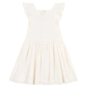 Petit BateauKids Petit Bateau Child Eyelet Lace Dress - White - Image 2