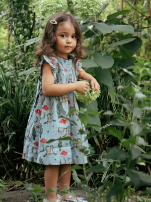 Pink ChickenKids Pink Chicken BABY GIRLS STEVIE DRESS SET - TINY RODEO - Image 4