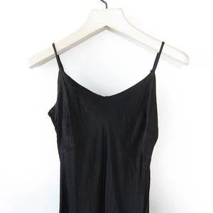UnknownLA Made Silky Slip Dress - Black - Image 2