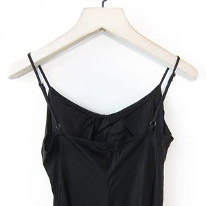 UnknownLA Made Silky Slip Dress - Black - Image 4