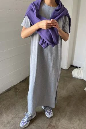 Le Bon ShoppeHer Dress - Heather Grey - Image 4