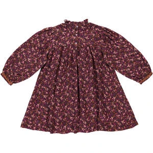 Bebe OrganicKids Bebe Organic Lena Dress - Mulberry Floral - Image 3