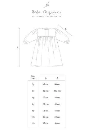 Bebe OrganicKids Bebe Organic Lena Dress - Mulberry Floral - Image 4