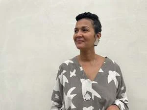 Happy French Ganghappyfrenchgang Libert Dress - Grey Print - Image 6