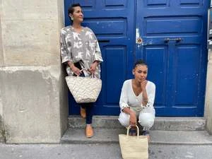 Happy French Ganghappyfrenchgang Libert Dress - Grey Print - Image 7