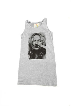 Eleven ParisLittle Eleven Paris Kate Moss Tank Dress - Grey
