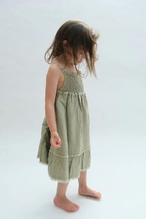 Raised By Waterkids Raised By Water Louise Dress - Sage Green - Image 4