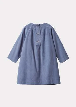 CaramelKids Caramel Malika Girl Dress - Cornflower Blue - Image 3