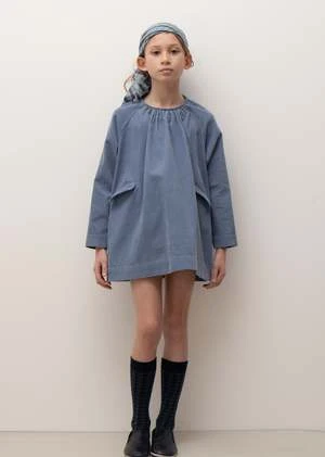 CaramelKids Caramel Malika Girl Dress - Cornflower Blue