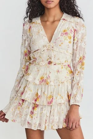 LoveShackFancyMadina Dress - Lemon Pie - Image 7