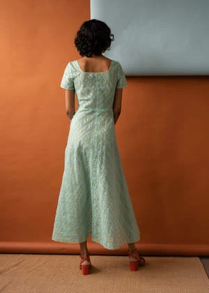 Penny SageMargot Dress - Sherbet Stripe - Image 3