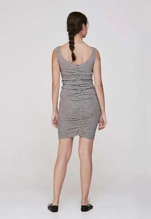 Permanent VacationMetaphor Dress - Black Gingham - Image 4