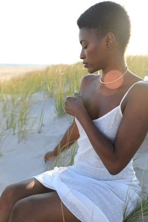 ARIELLEArielle Milk Slip Dress 100% Milk Fabric - Image 3