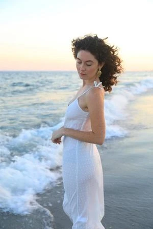 ARIELLEArielle Milk Slip Dress 100% Milk Fabric - Image 7