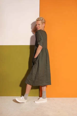 L.F.MarkeyMitch Dress - Olive - Image 2