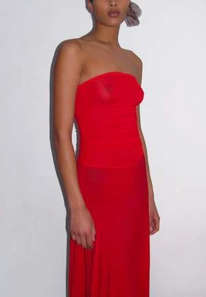 Paloma WoolMoebius Dress - Red - Image 3
