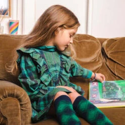 MorleyKids Morley Child Ravie Dress - Oldpop Green