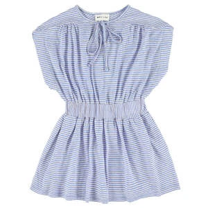 MorleyKids Morley Child Soho Dress - Pink/Blue Stripes - Image 2