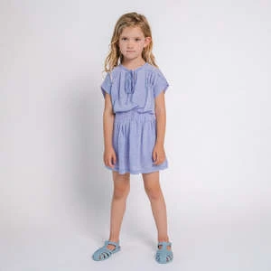 MorleyKids Morley Child Soho Dress - Pink/Blue Stripes
