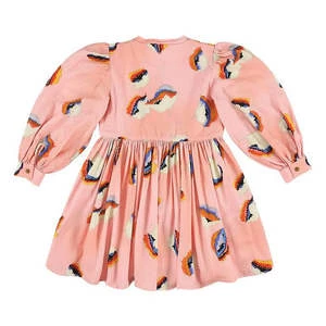 MorleyKids Morley Child Trudy Dress - Rose Bell Print Pink - Image 2