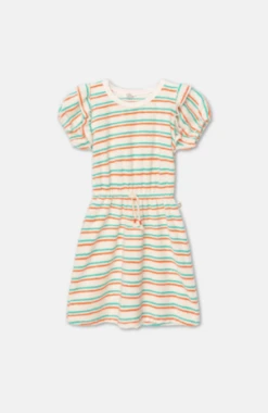 My Little CozmoKids My Little Cozmo Terry Towel Dress - Stripe