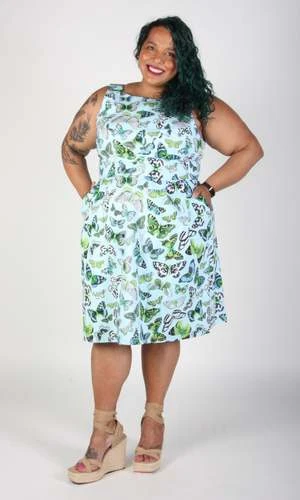 Birds Of North AmericaMyrmidon Dress - Butterflies - Image 2