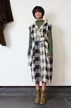 RUJUTA SHETHNaya Kaftan Dress - Mono Chex