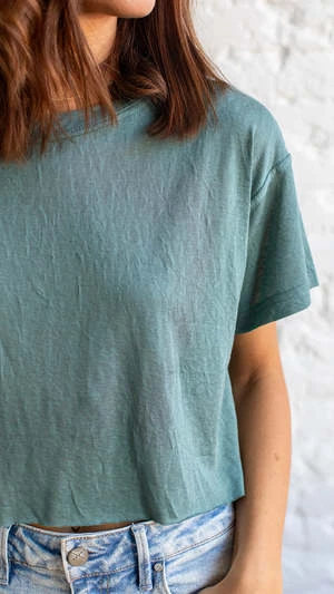 Dress ForumNealy Teal Tee - Teal