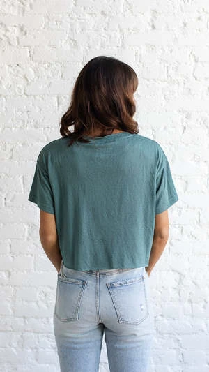 Dress ForumNealy Teal Tee - Teal - Image 3